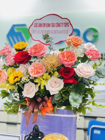 CÔNG TY CỔ PHẦN QUỐC TẾ TOPG CHÚC MỪNG NGÀY 8/3